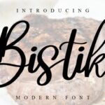 Bistik Font - Featured Image