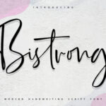 Bistrong Font - Featured Image
