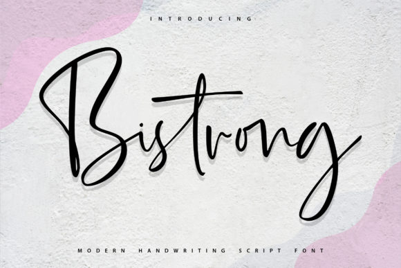 Bistrong Font - Featured Image
