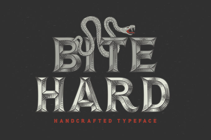 Bite Hard Font - Featured Image