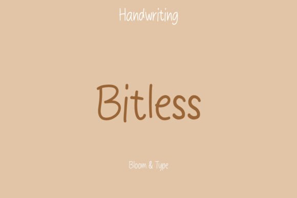 Bitless Font - Featured Image