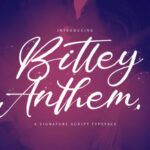 Bitley Anthem Font - Featured Image