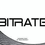 Bitrate Font - Featured Image