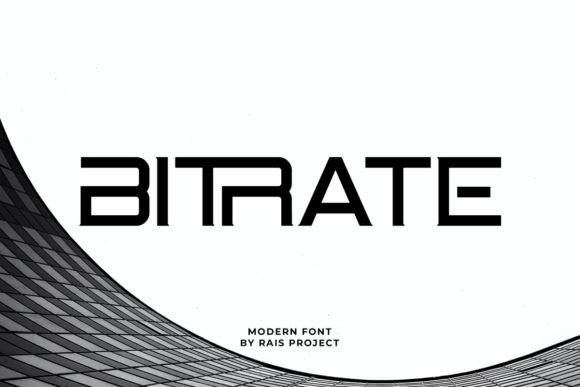 Bitrate Font - Featured Image