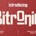 Bitronic Font - Featured Image