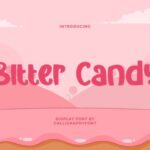 Bitter Candy Font - Featured Image