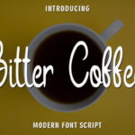 Bitter Coffee Font - Featured Image