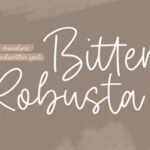 Bitter Robusta Font - Featured Image