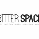 Bitter Space Font - Featured Image