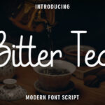Bitter Tea Font - Featured Image