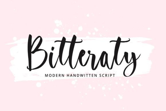 Bitteraty Font - Featured Image