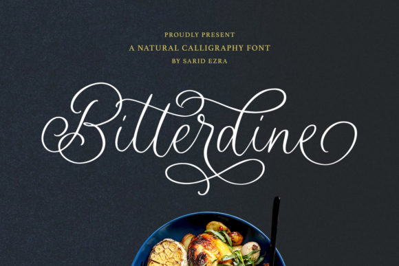 Bitterdine Font - Featured Image