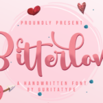 Bitterlove Font - Featured Image