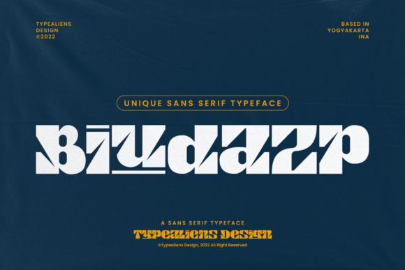 Biudazp Font - Featured Image