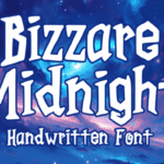 Bizzare Midnight Font - Featured Image