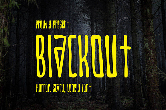 BlackOut Font - Featured Image
