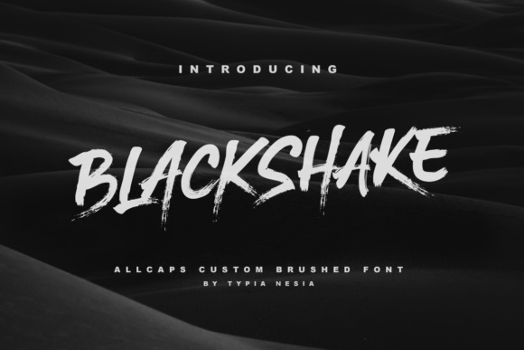 BlackShake Font - Featured Image