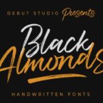 Black Almonds Font - Featured Image