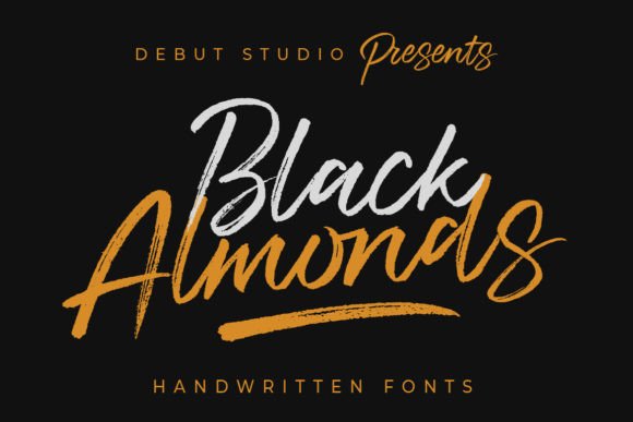 Black Almonds Font - Featured Image