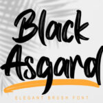 Black Asgard Font - Featured Image