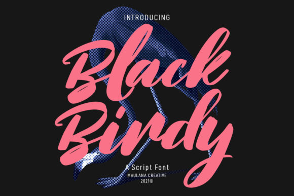 Black Birdy Font - Featured Image