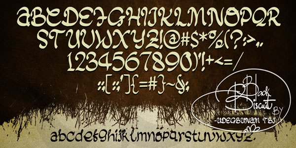 Black Biscuit Font - Featured Image