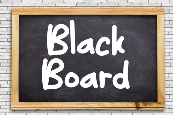 Black Board Font - Featured Image