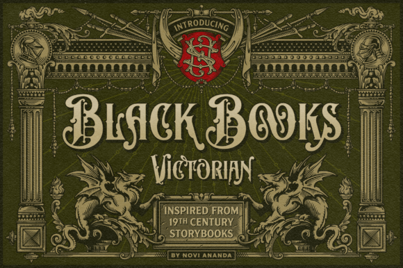 Black Books Victorian Font - Featured Image