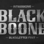Black Boone Font - Featured Image