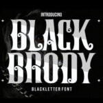 Black Brody Font - Featured Image