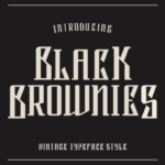 Black Brownies Font - Featured Image