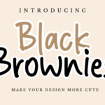 Black Brownies Font - Featured Image