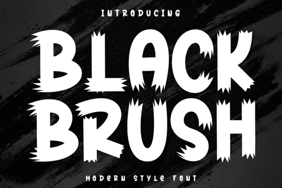 Black Brush Font - Featured Image