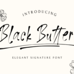 Black Butter Font - Featured Image