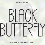 Black Butterfly Font - Featured Image