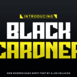Black Cardner Font - Featured Image