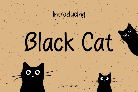 Black Cat Font - Featured Image