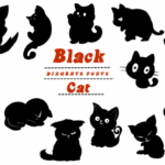 Black Cat Font - Featured Image