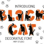 Black Cat Font - Featured Image