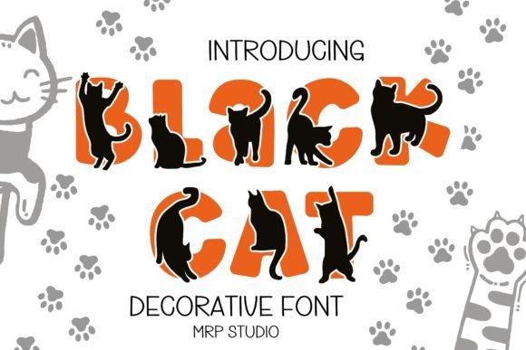 Black Cat Font - Featured Image