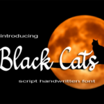 Black Cats Font - Featured Image