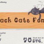 Black Cats Font - Featured Image