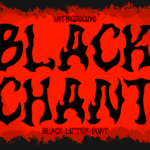 Black Chant Font - Featured Image