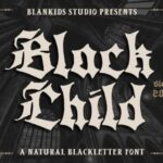 Black Child Font - Featured Image