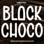 Black Choco Font - Featured Image