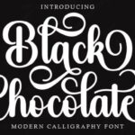 Black Chocolate Font - Featured Image