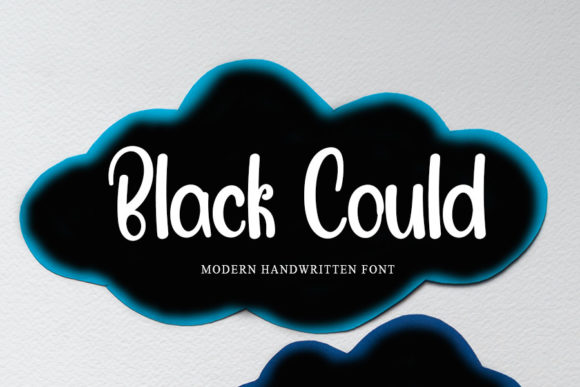 Black Cloud Font - Featured Image