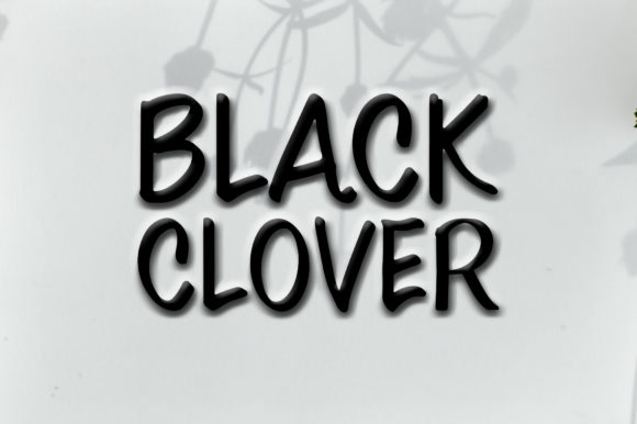 Black Clover Font - Featured Image