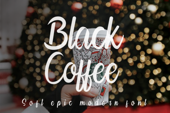 Black Coffee Font - Featured Image