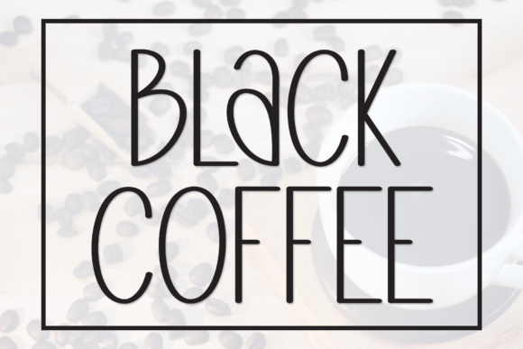 Black Coffee Font - Featured Image